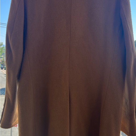 Spencer Hart Designer Tailored Men’s Wool Coat. Camel Winter Fall Jacket - Picture 7 of 12